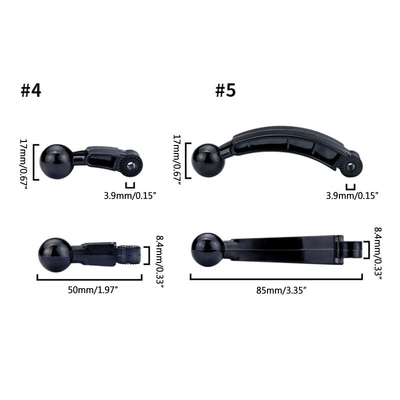 17mm Ball for Head Adapter 5 Types for  Phone Holder Convert Connection Car Driving Record Navigation