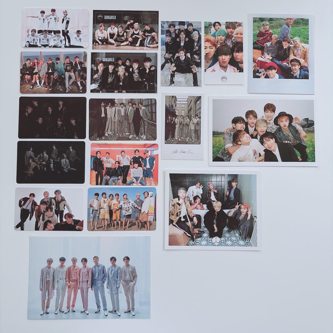 

[Б/У] Официальные коллекционные карточки BTS со всеми участниками, оптовая продажа