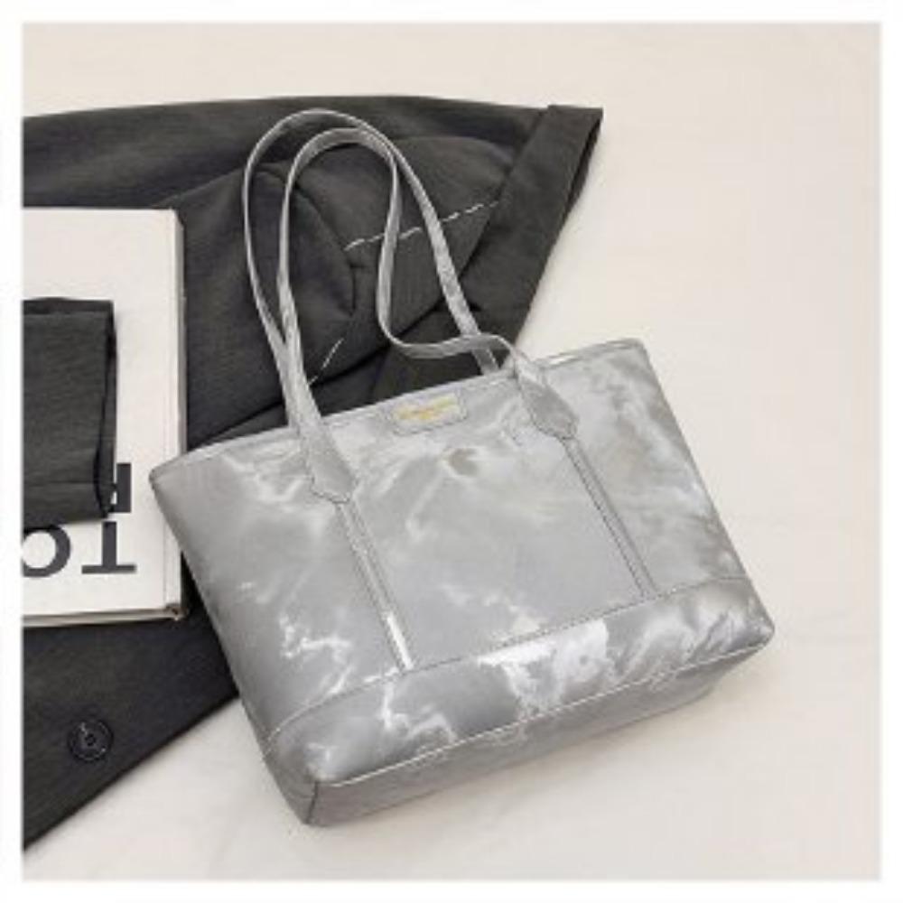 Women's Fashion Tote Bag, Large Capacity Commuter Shoulder Bag, Versatile PU Leather Handbag For School Work Travel Shopping