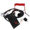 Marine Outboard Engine Ignition Switch Panel Single Key Vertical 37100‑96j24 Replacement for Suzuki