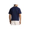 Polo Ralph Lauren Letter Print Straight Cut Crew Neck Short Sleeve T-Shirt Men Tops Navy-Blue 710939583-001