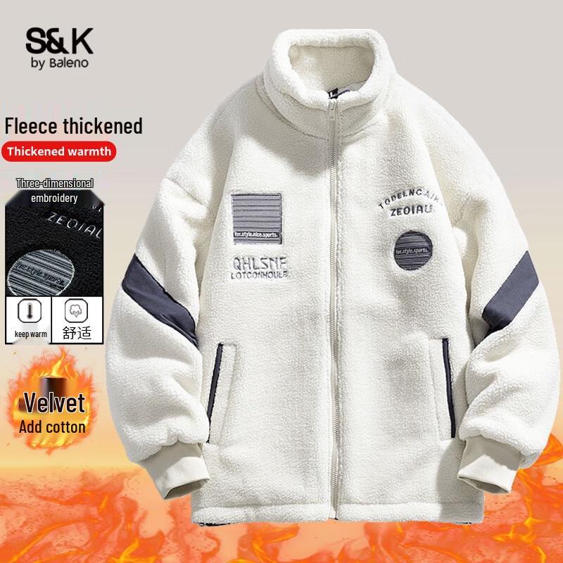 Baleno S&K Series Men s Lamb Fleece Lined Thickened Jacket XL