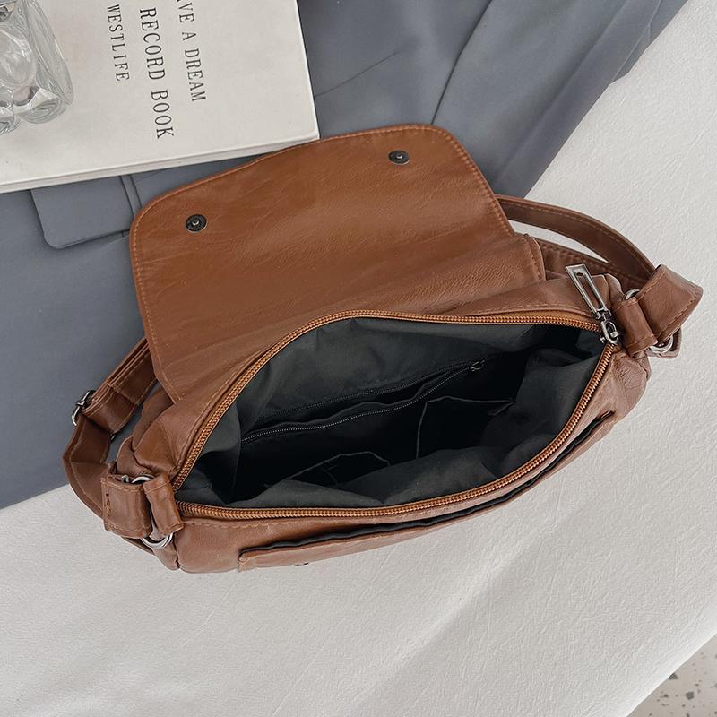 Borsa da Donna in PU Borsa a Spalla Vintage Borsa per la Mamma