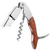For Picnic Time Corkscrew For Waiter With Red Pear Wood Handle- Easy To Carry For Beer Or Wine Bottle Kitchen Accessories