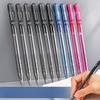 5 Out of 10 Ultra-Minimalist Retractable Ballpoint Pens, Featuring Blue-Black Ink Cartridges And Smooth Writing with a 0.7Mm Tip