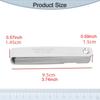 Luthier Tool Kit Feeler Gauge Measuring Repair Portable Neck Notched Straight Edge Guitar Fret