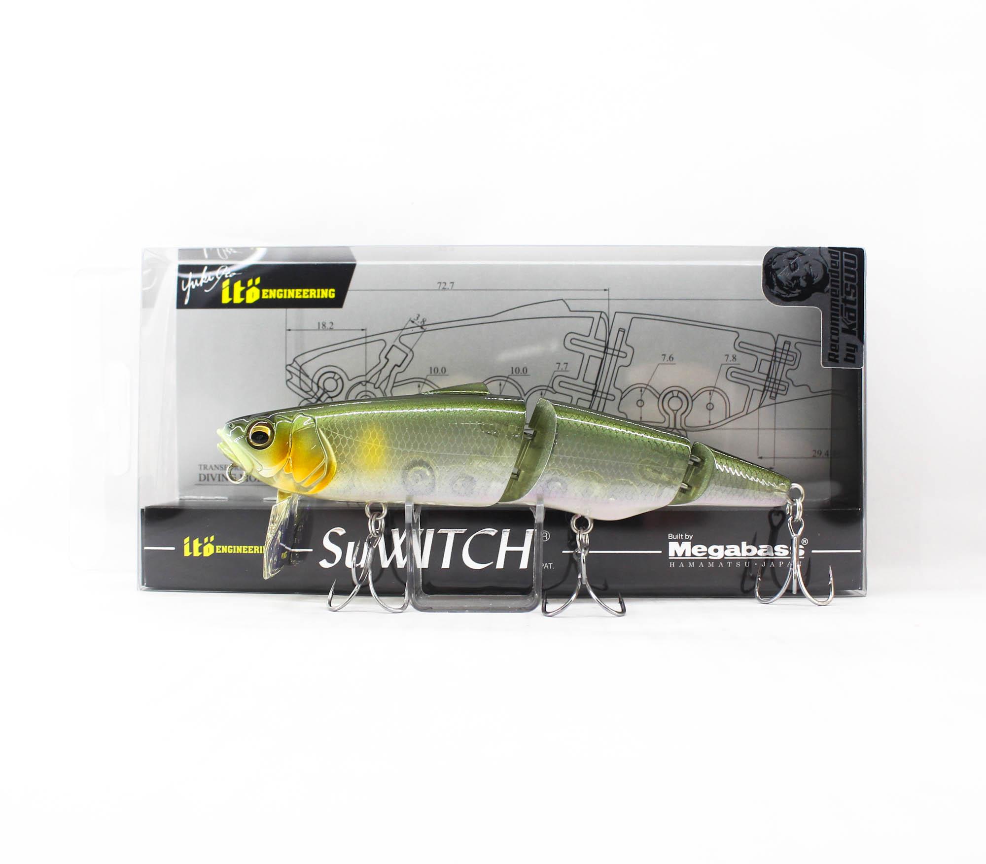 

Megabass Suwitch 137 Jointed Floating Lure PM Wakaayu (2209)