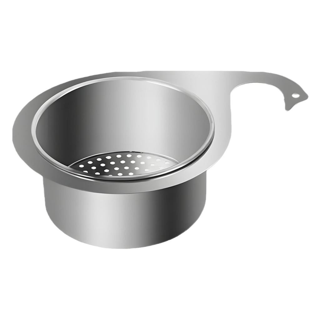 Swan Drain Basket: Stainless Steel Wet/Dry Kitchen Sink Rack