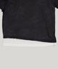 DOUBLE SEEN Layered Crop Short Sleeve Tee_ Charcoal