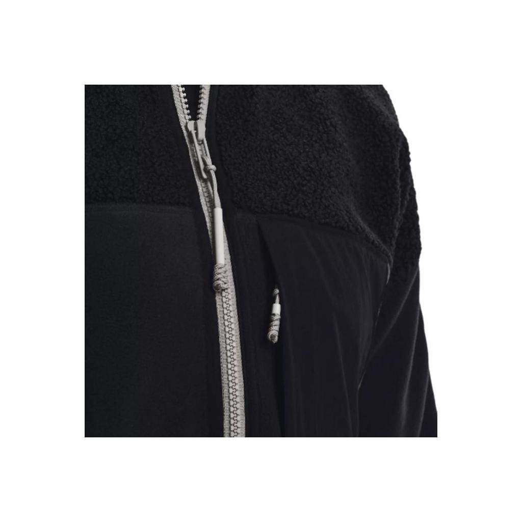 Under Armour Polartec Maxx Solid Zip Neck Sports Jacket Women Jackets Black 1373291-001