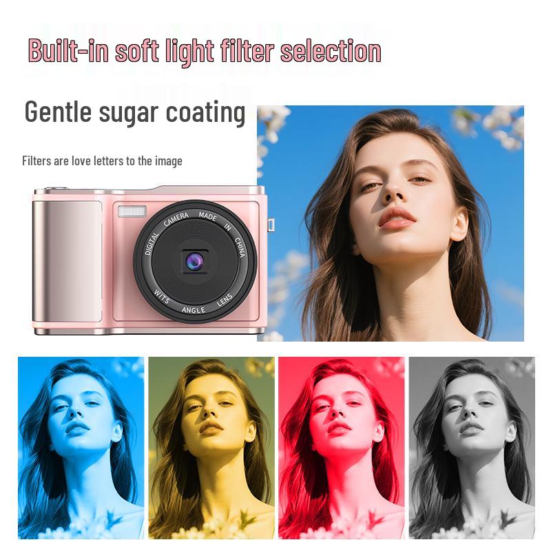 Entry-Level Digital Camera with Flip-Screen for Selfies - Ideal for Students (Consult before buying international products)