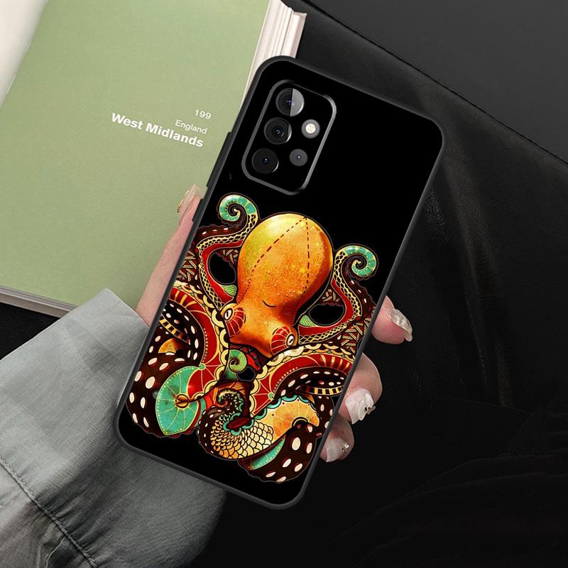 Oktopus Für Samsung Galaxy A55 A35 A53 A33 A13 A15 A36 A56 A26 A16 A22 A32 A52 A54 A34 A05 A06 Hülle