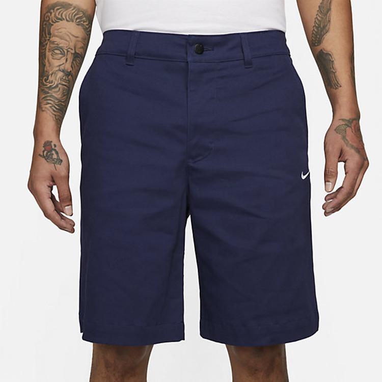 Nike SB Chino Solid Logo Straight Shorts Men Bottoms Obsidian DV9045-410