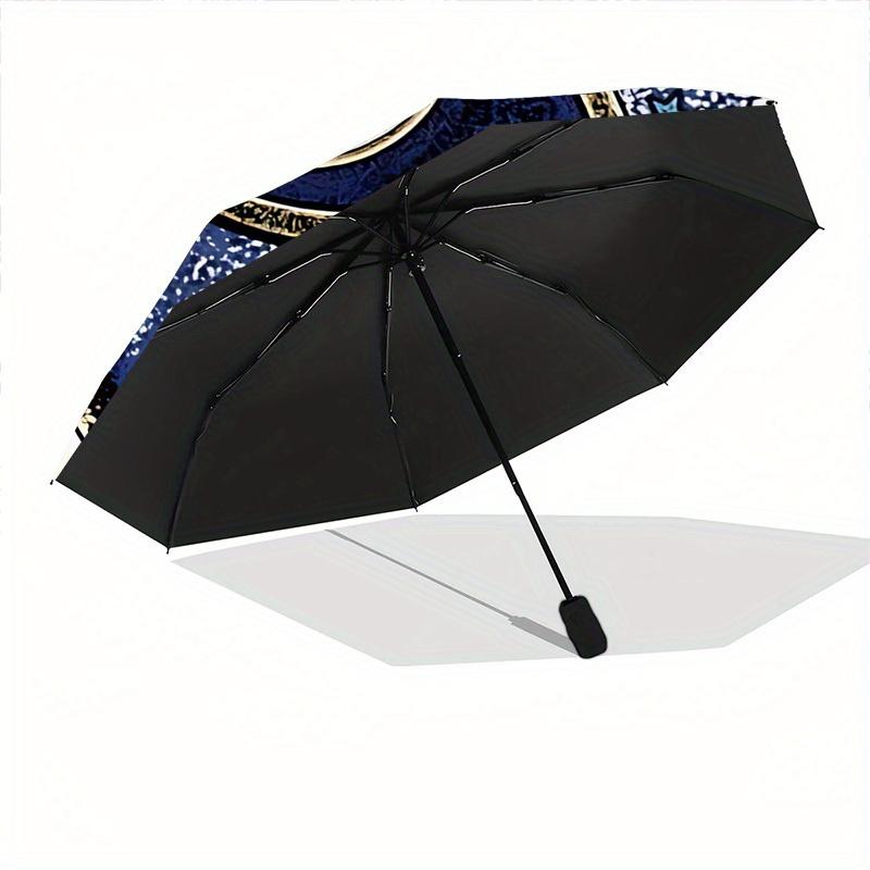 1pc Heart Eye Automatic Open/Close Umbrella, Portable Folding Umbrella for Travel, Themed Events, It is suitable as a gift for various festivals, Outd