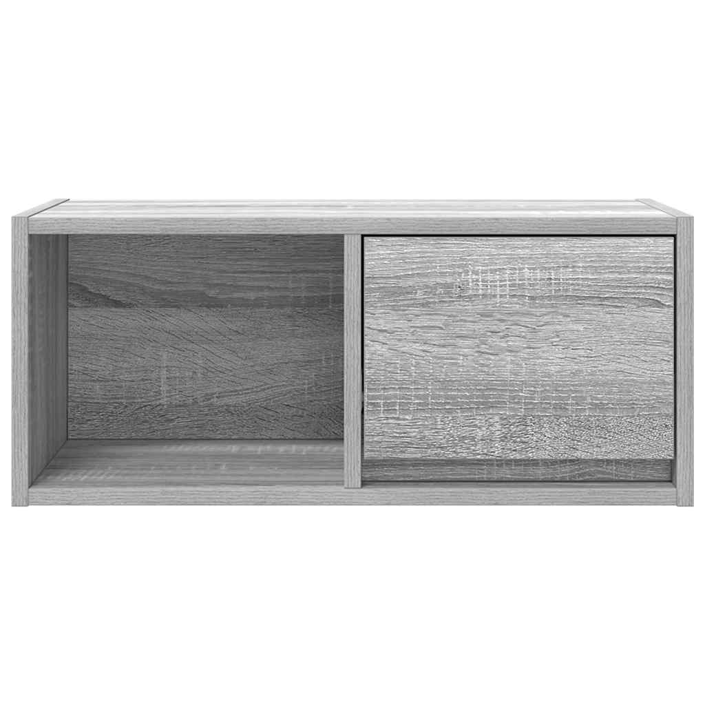 TV Cabinet Gray Sonoma 60 x 31 x 25.5 cm Particleboard