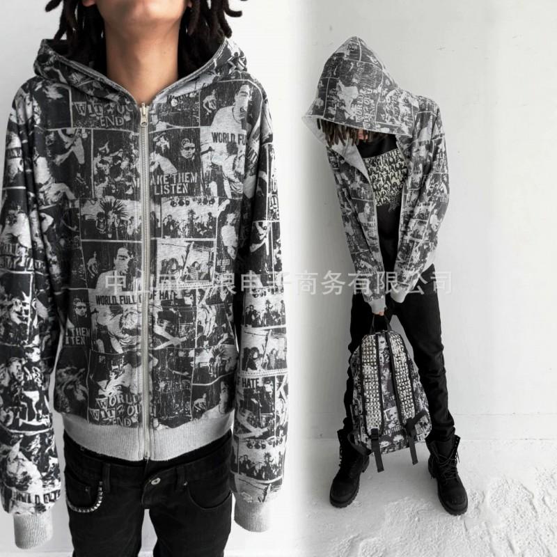 Unisex Oversized Hooded Streetwear Sweatshirt With 3D Graphic Print Loose Fit Harajuku Style Teens Adults