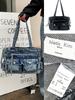 Kórea MatinKim Džínsová Crossbody Taška Tote s Veľkou Kapacitou - Všestranná, Prémiová Taška cez Rameno