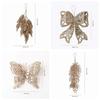 Kunststoff-Weihnachts-Schmetterlings-Ornament Leicht Wiederverwendbar Weihnachtsbaumschmuck Funkelnder Glitzer Schmetterling Hängedekoration