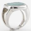 Hermes Corozo Ring Silver/Green Metallic #5.6(US Size) 10.1g Women Used