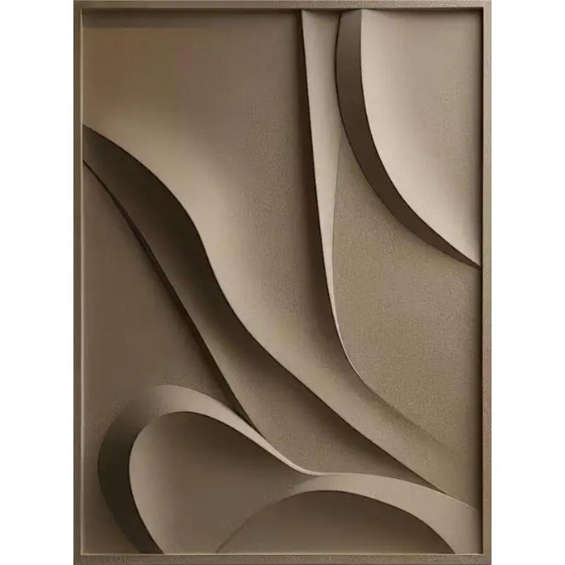 Abstract 3D Vision Textured Wrinkle Minimalist Wall Art Modern Canvas Painting Posters Prints Bedroom Living Room Home Decor