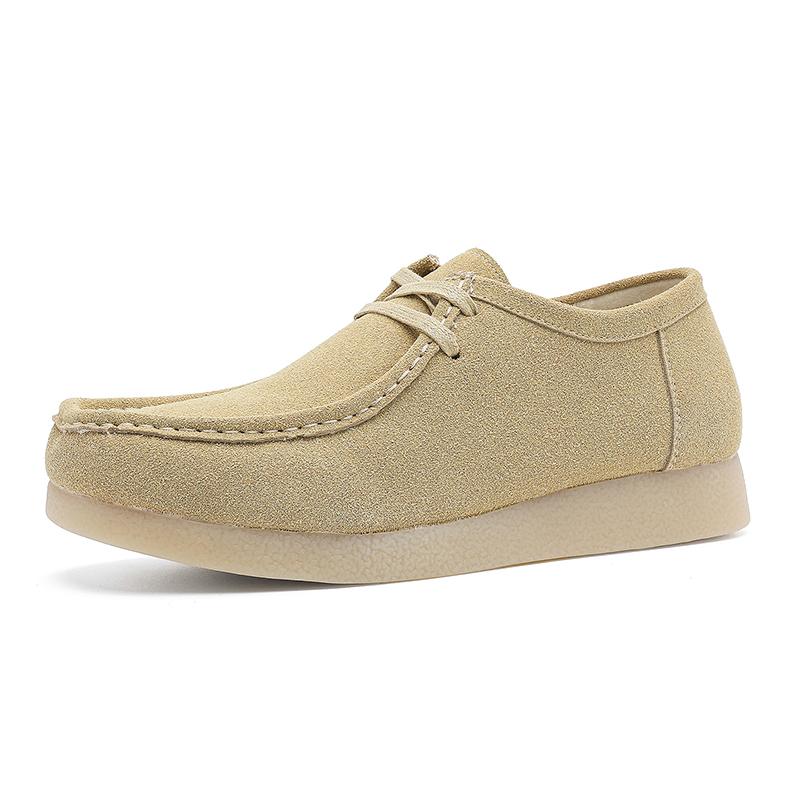 2026 Men's Casual Suede Shoes Vintage Style Lace - Up Flat Shoes Breathable Comfortable Daily Wear Shoes for Walking & Bussiness