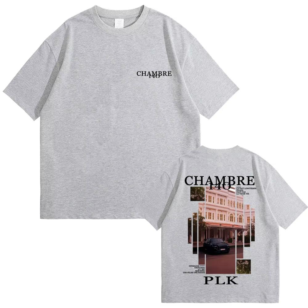 Rapper Plk Chambre 140 Album Graphic Tshirt Unisexs Unisex Hip Hop Fashion Pop Music Tshirts Unisexs Casual Cotton Vintage T Shirts