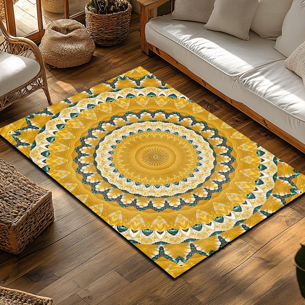 Cozy Area Rug Non Slip Washable Floor Mat Home Decor Living Room Bedroom Carpet Modern Abstract Pattern Indoor Outdoor Rug