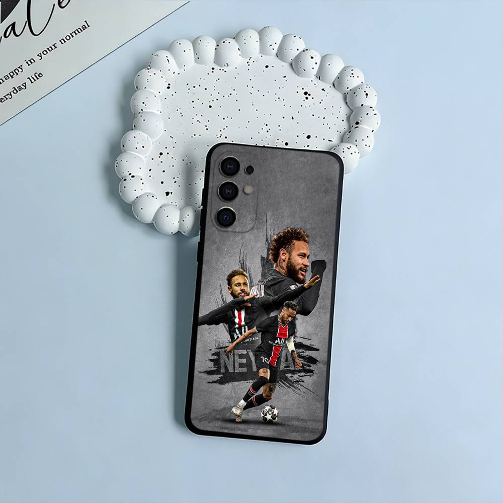 N-No 10-Neymar Soft Silicone Case for Samsung S25, S24, S21, S22, S23, S30, Ultra, S20, Plus, FE, Lite-Black