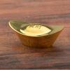 Pure Copper Treasure Bowl Ornament Solid Desktop Ornaments 5-size Gold Ingot  Living Room