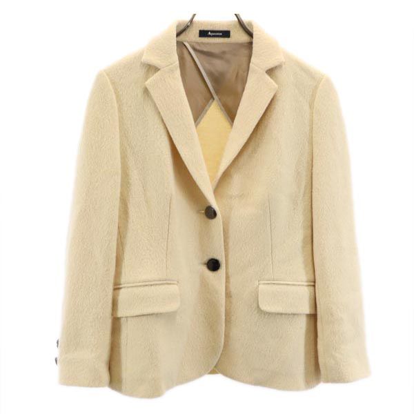 

Aquascutum made in Japan Bore jacket 3F Ivory system Women Used