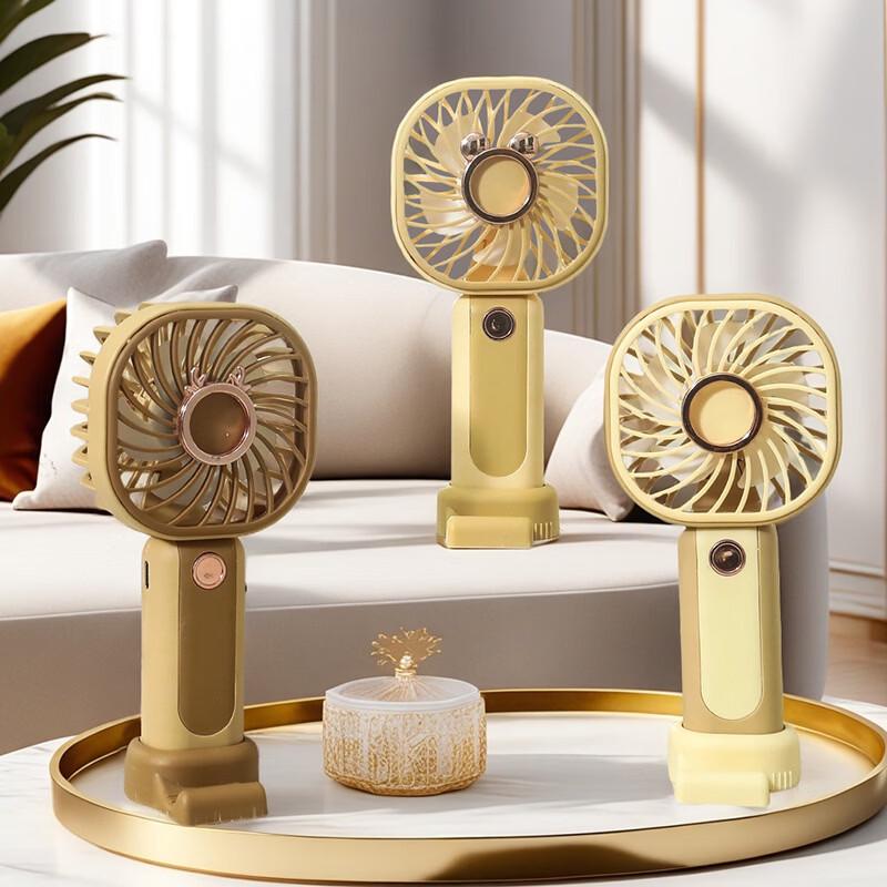 LINGPAN Mini USB Rechargeable Handheld Fan 5-Pack