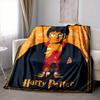 1pc Harry Potter Flannel Throw Blanket - HD Printed Lightweight Soft Warm All-Season Blanket for Sofa, Bed, Travel, Camping 098