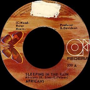 

7inch Record AFRICANS Sleeping In The Rain 339 Federal Jamaica Reggae Ska Dub Used