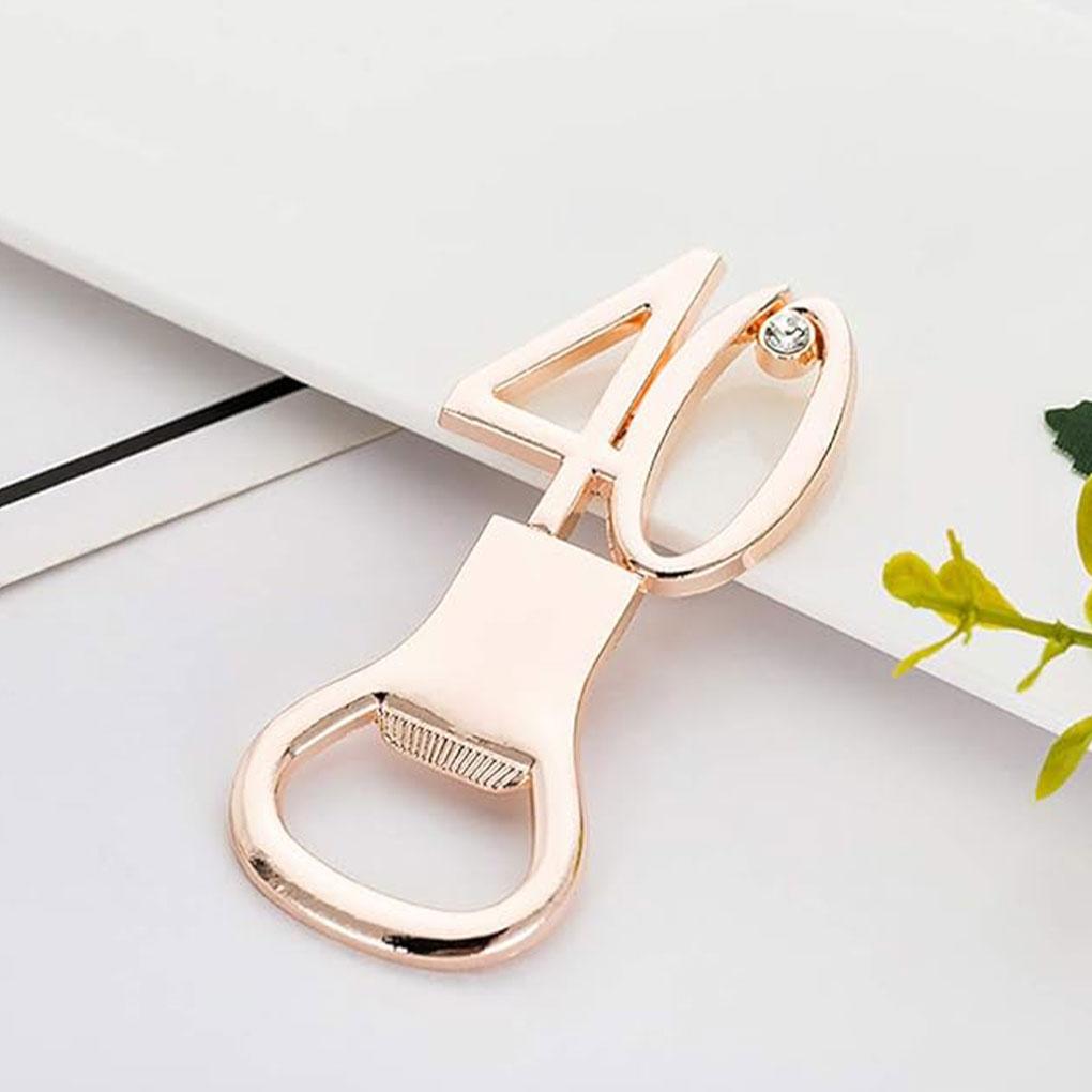 Breite Anwendung Goldene Zahl Flaschenöffner Für Jede Feier Einfach Und Sicher Zu Elegant Und Zart