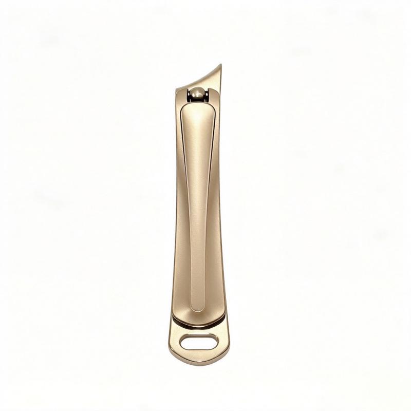 Ergonomic Slanted Edge Metal Nail Clippers with Portable Handle - High Quality, In Stock