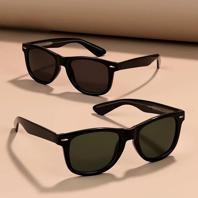 New Fashionable Personalized Rice Nail Women'S Sunglasses Retro Neutral Premium Uv400 Sunscreen Polarized Sunglasses