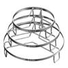 Rustproof Stainless Steel Steaming Tray With Strong Support Legs Metal Steamer Stand For Pots And Pan