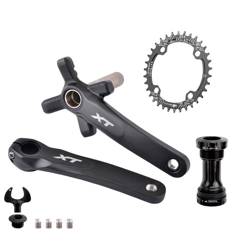 Mountain Bike Hollow Integrated Crankset