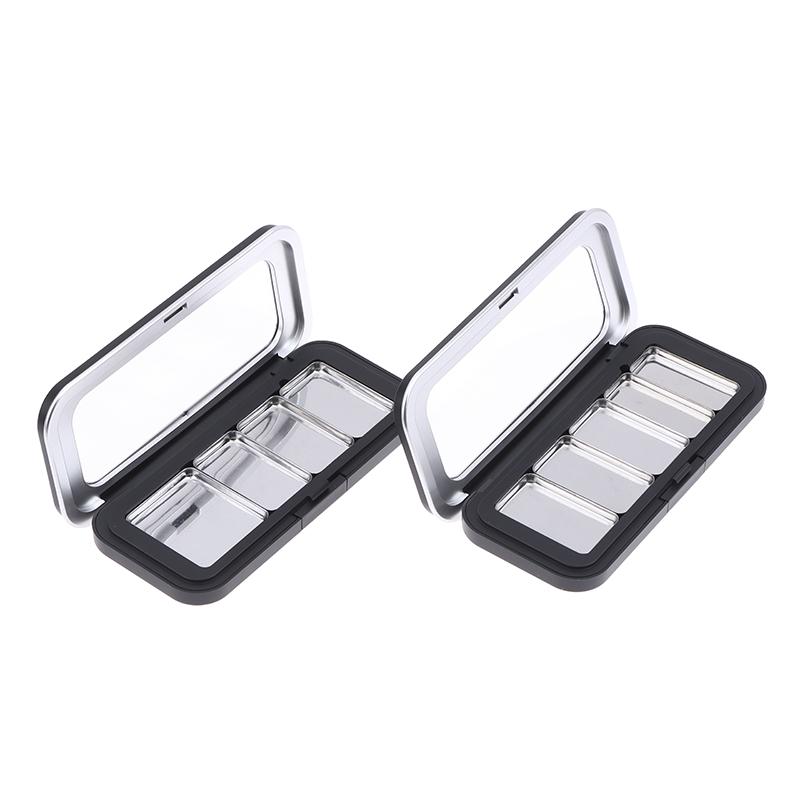 Empty Magnetic Eyeshadow Palette Refillable Black Clear Makeup Storage Case Box Diy Cosmetic Lipstick Foundation Blush Container