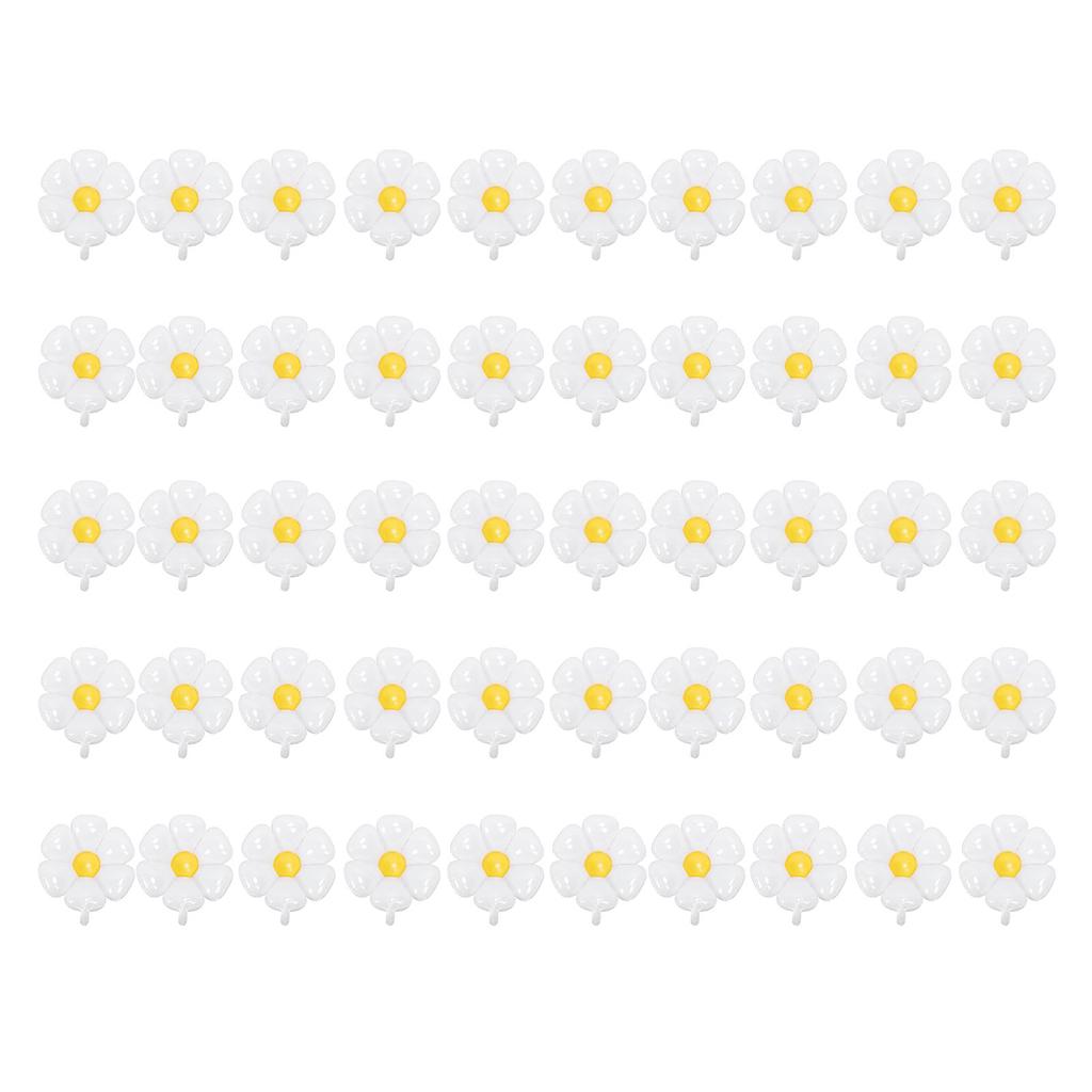 50pcs Daisy Balloons Birthday Decoration Party Supplies Daisy Baby Shower Balloon Decor for