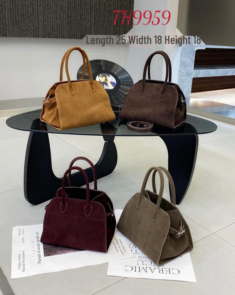 Women's Genuine Leather Retro Handbag - Large Capacity, Frosted Cowhide, Autumn/Winter Trendy Commuter Bag