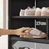 9-Tier Shoe Rack Organizer with Clear Cover Vertical Narrow Shoe Rack Organizer Shoe Shelf Shoe Stand Holder for Closet Entryway