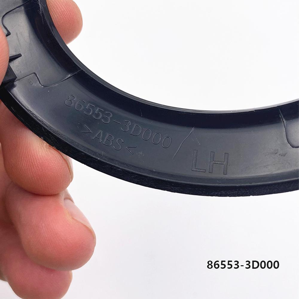 2pcs Black Front Fog Lamp Cap Fit for HYUNDAI SONATA 2002