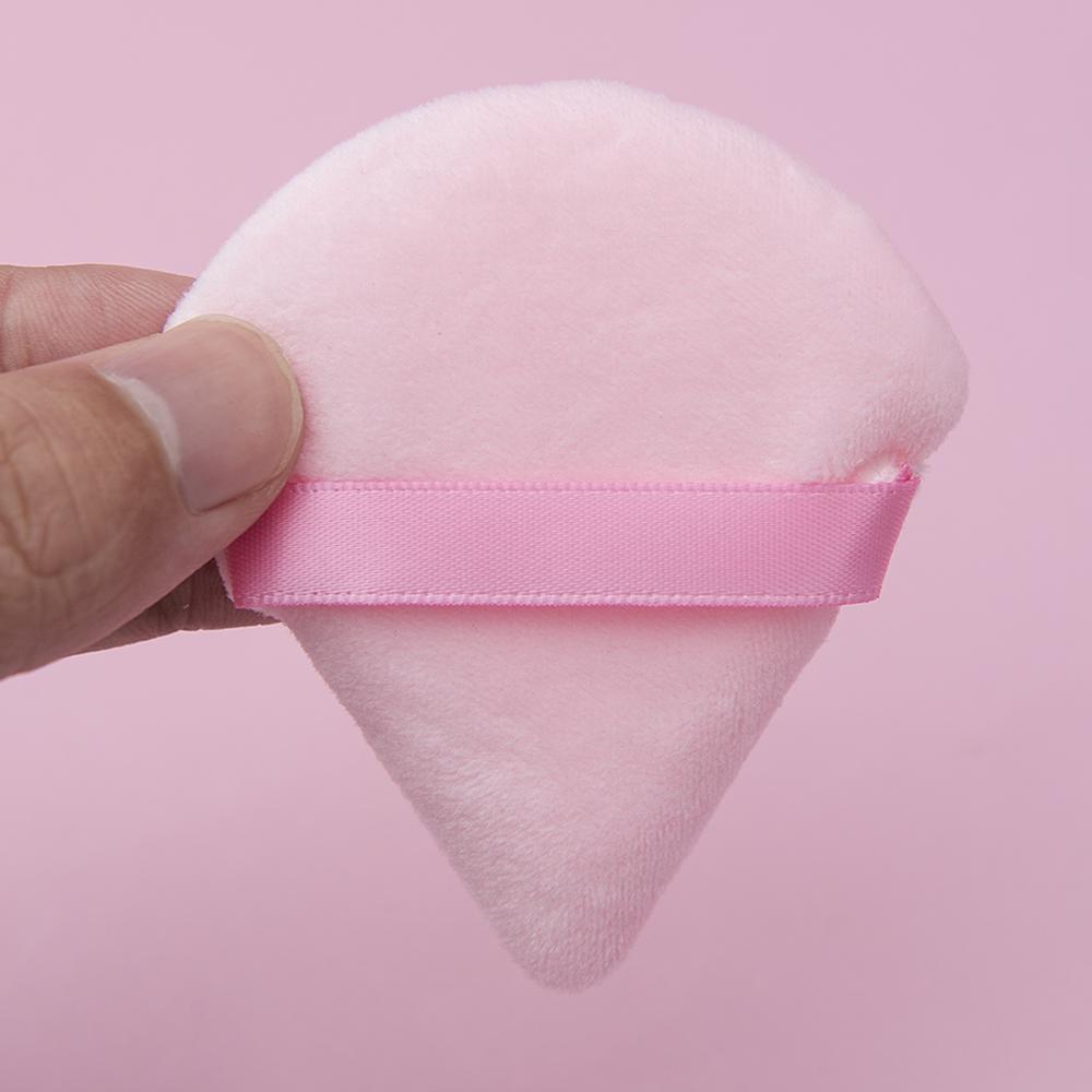 12pcs Facial Cleanser Can Be Reused, Made Of Soft And Skin Friendly Sponge Material Makeup Puff Mini Triangle Puff Plush Powder