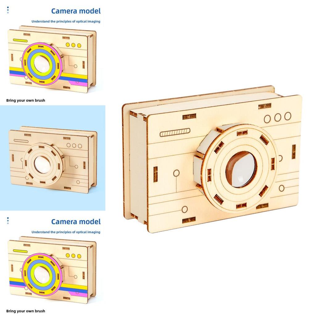 Science Experiment Diy Camera Model With Convex Lens For Stem Learning And Kids Educational Kits