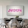 Jesus Gott Allah Modernes Mode-Poster Heimdekoration Minimalistisches Zitat Dekor Bilder für Wohndesign Wandkunst Ohne Rahmen