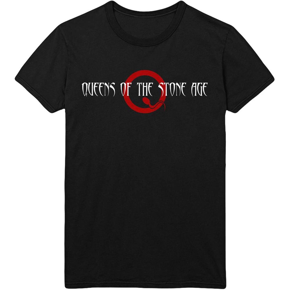Queens Of The Stone Age Unisex Tshirt Text Logo S