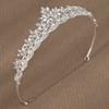 Bridal Crown Hair Accessories Princess Birthday Crown Korean Wedding Jewelry Alloy Marquise Rhinestone Children's Crown