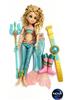 Merlinda Mermaid Doll Sea Magic, set with accessories, high-quality set for games
