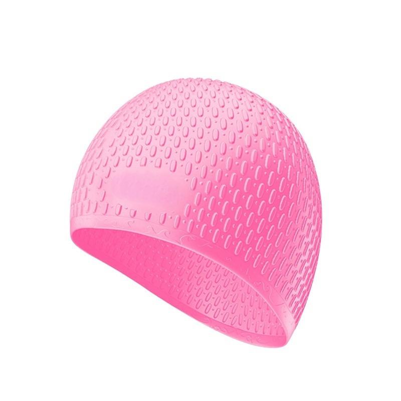 Professional Durable Silicone Swimming Cap With Ear Pockets For Adults And Teens Protects Long Hair And Provides High Elasticity